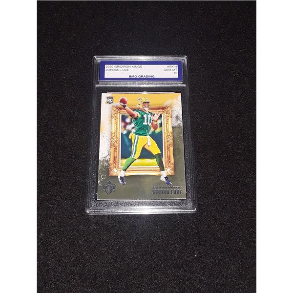 JORDAN LOVE, 2020 Gridiron Kings, GEM MT 10