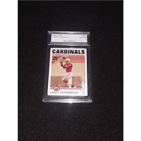 LARRY FITZGERALD, 2004 Topps, GEM MT 10