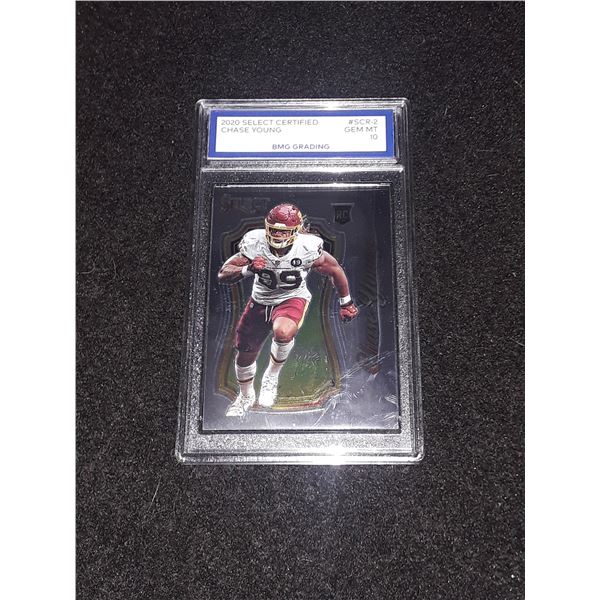 CHASE YOUNG, 2020 Select Certified, GEM MT 10