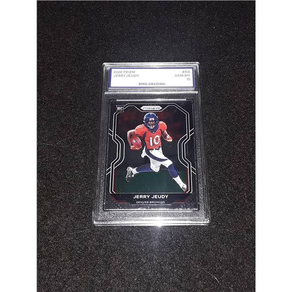 JERRY JEUDY, 2020 Prizm, GEM MT 10