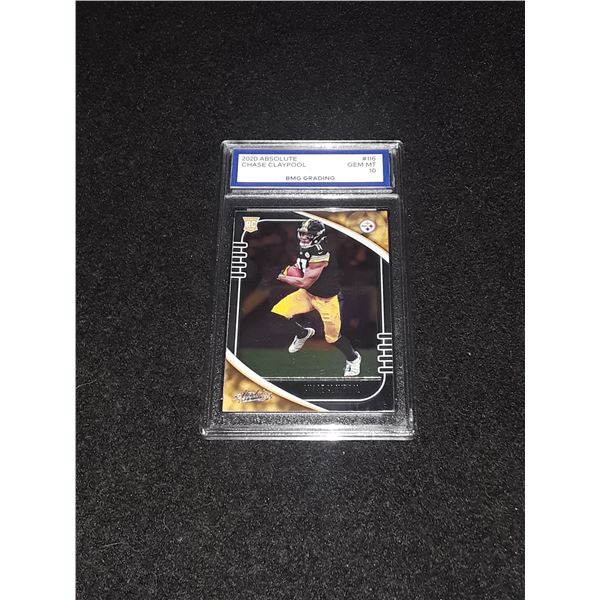 CHASE CLAYPOOL, 2020 Absolute, GEM MT 10