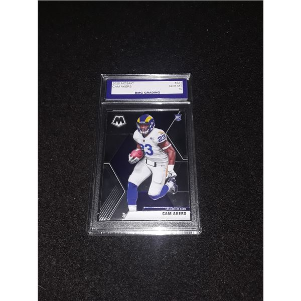 CAM AKERS, 2020 Mosaic, GEM MT 10