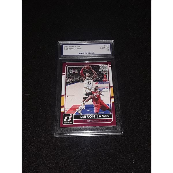 LEBRON JAMES, 2015 Donruss, GEM MT 10