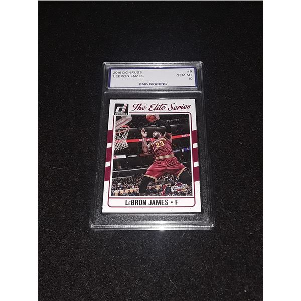 LEBRON JAMES, 2016 Donruss, GEM MT 10