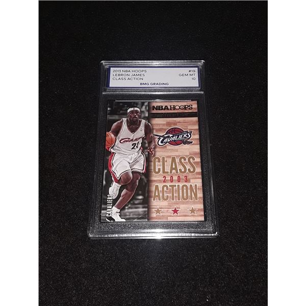 LEBRON JAMES, 2013 NBA Hoops, Class Action, GEM MT 10