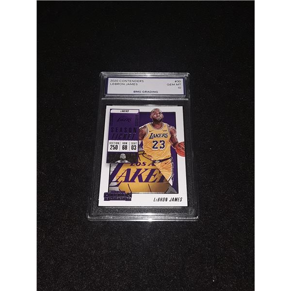 LEBRON JAMES, 2020 Contenders, GEM MT 10