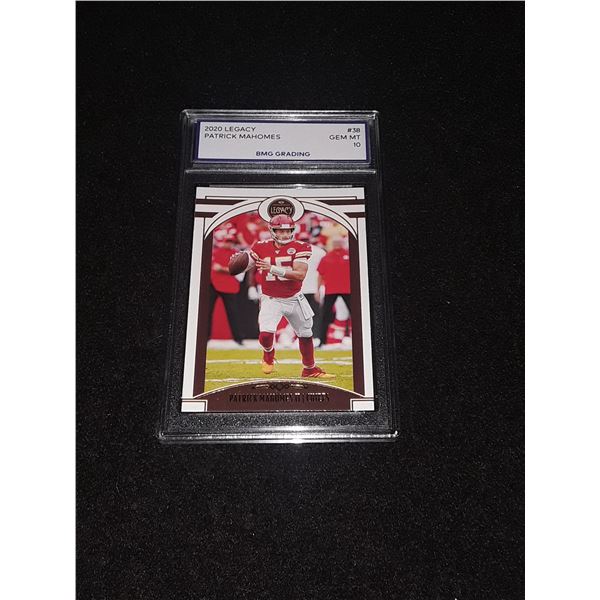 PATRICK MAHOMES, 2020 Legacy, GEM MT 10