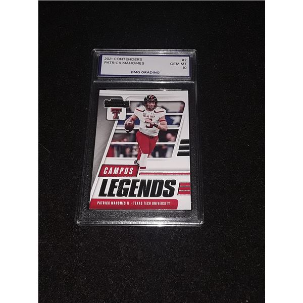 PATRICK MAHOMES, 2021 Contenders, GEM MT 10