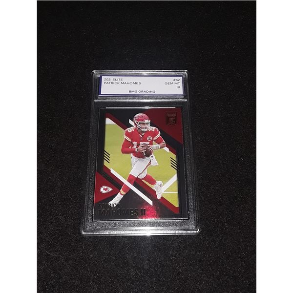 PATRICK MAHOMES, 2021 Elite, GEM MT 10