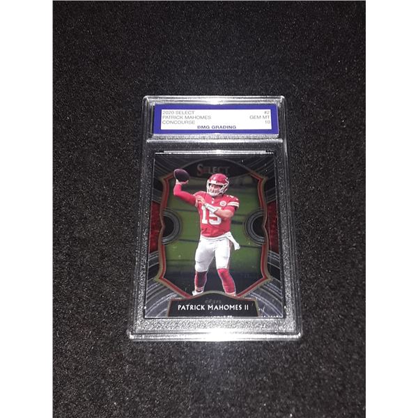 PATRICK MAHOMES, 2020 Select, GEM MT 10