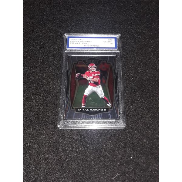 PATRICK MAHOMES, 2020 Select, GEM MT 10