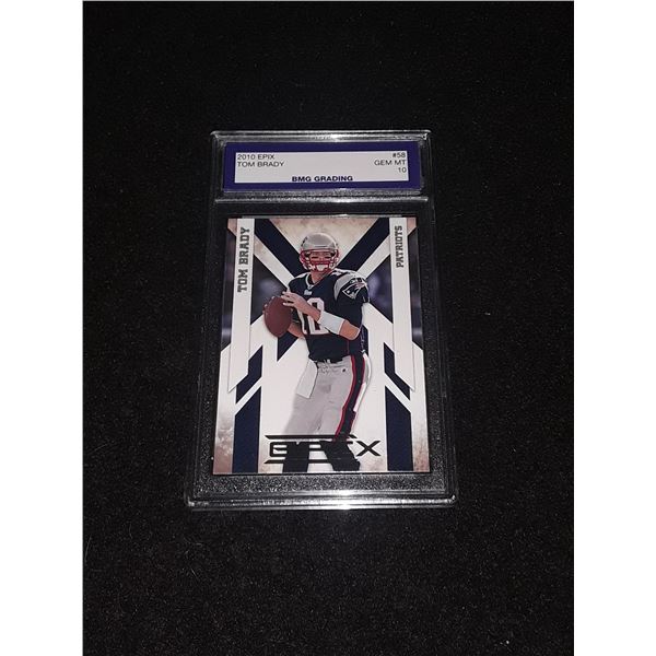 TOM BRADY, 2010 Epix, GEM MT 10
