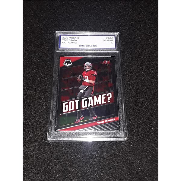 TOM BRADY, 2020 Mosaic, GEM MT 10