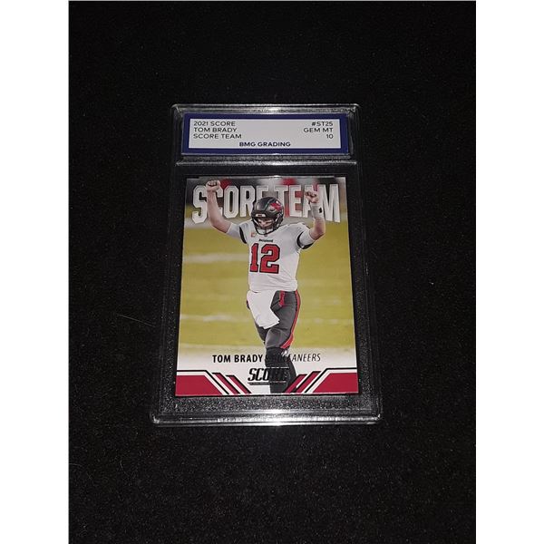 TOM BRADY, 2021 Score, GEM MT 10