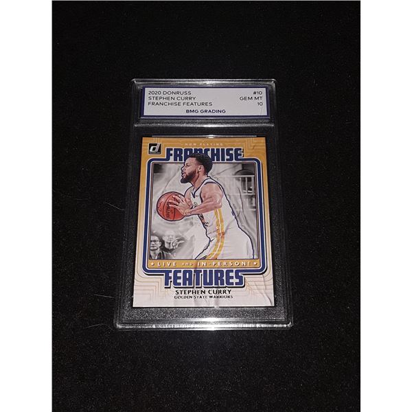 STEPHEN CURRY, 2020 Donruss, GEM MT 10
