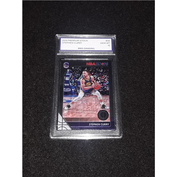 STEPHEN CURRY, 2019 Premium Stock, GEM MT 10