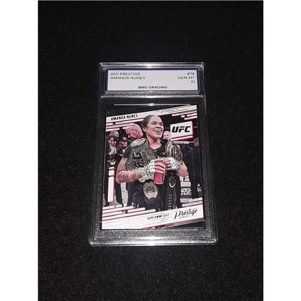 AMANDA NUNES, 2021 Prestige, GEM MT 10, UFC