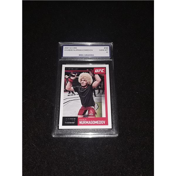 KHABIB NURMAGOMEDOV, 2021 Score, UFC, GEM MT 10