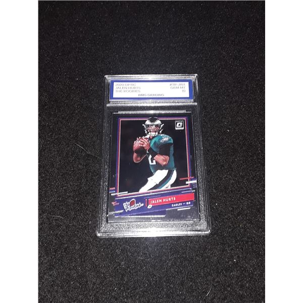 JALEN HURTS, 2020 Optic, GEM MT 10, The ROOKIES