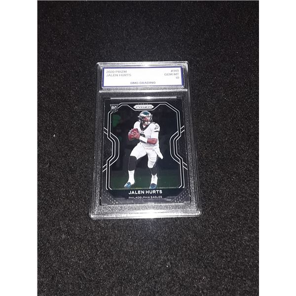 JALEN HURTS, 2020 PRIZM, GEM MT 10