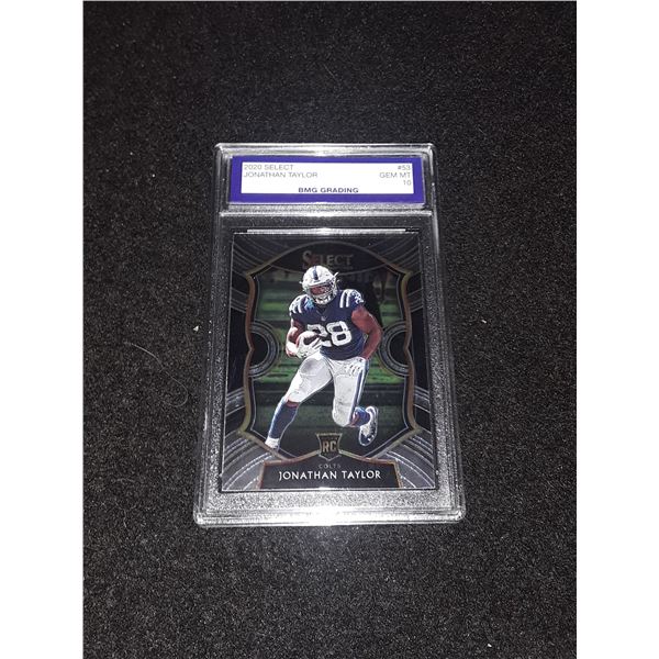 JOHNATHAN TAYLOR, 2020 Select, GEM MT 10