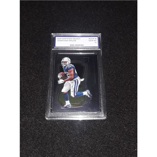 JONATHAN TAYLOR, 2020 Certified Select, GEM MT 10