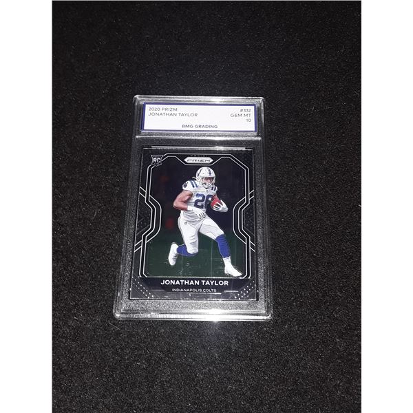 JONATHAN TAYLOR, 2020 PRIZM, GEM MT 10