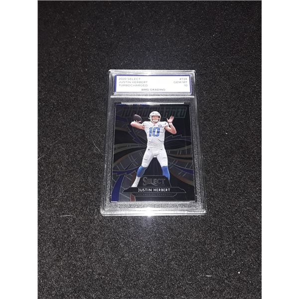 JUSTIN HERBERT, 2020 Select, GEM MT 10