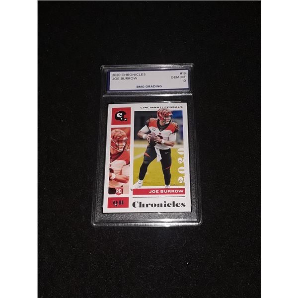 JOE BURROW, 2020 Chronicles, GEM MT 10