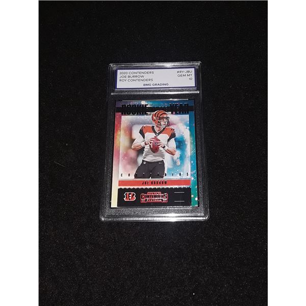 JOE BURROW, 2020 Contenders, Roy Contenders GEM MT 10