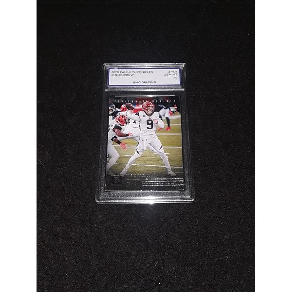 JOE BURROW, 2020 Panini Chronicles, GEM MT 10