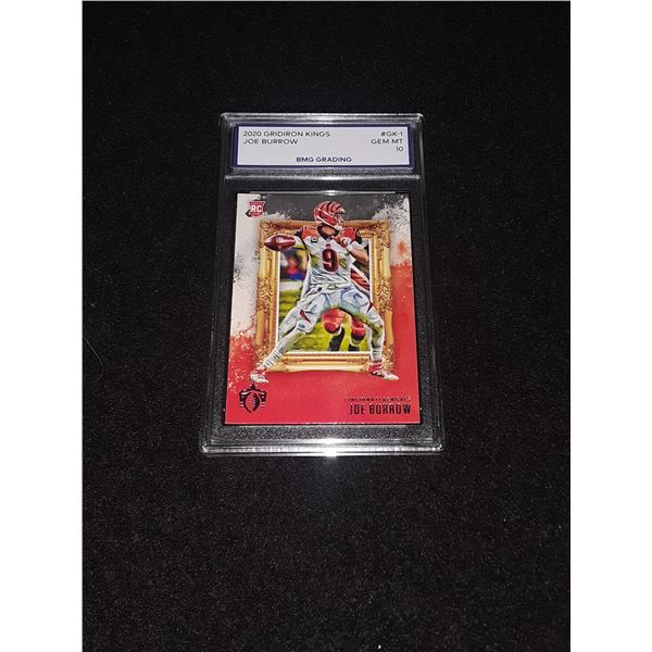 JOE BURROW, 2020 GridIron Kings, GEM MT 10