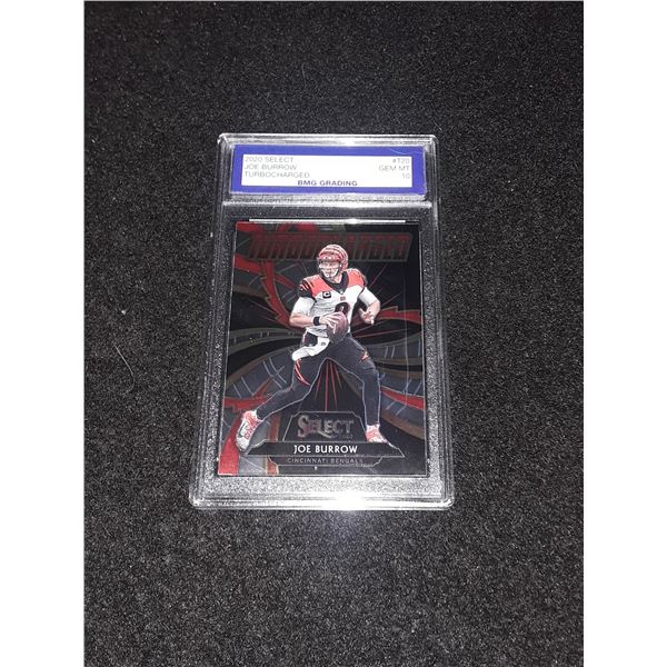 JOE BURROW, 2020 Select, TurboCharged, GEM MT 10