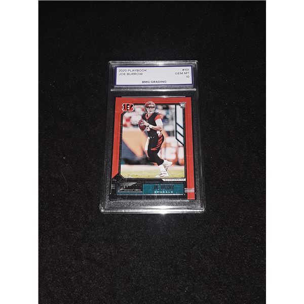 JOE BURROW, 2020 Playbook, GEM MT 10