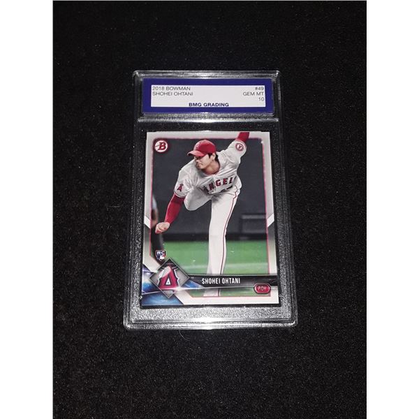 SHOHEI OHTANI, 2018 Bowman, GEM MT 10