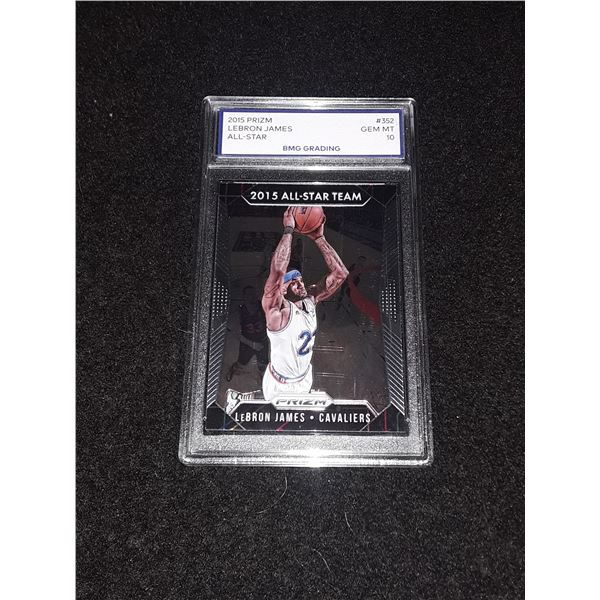 LEBRON JAMES, 2015 PRIZM, GEM MT 10, All-Star