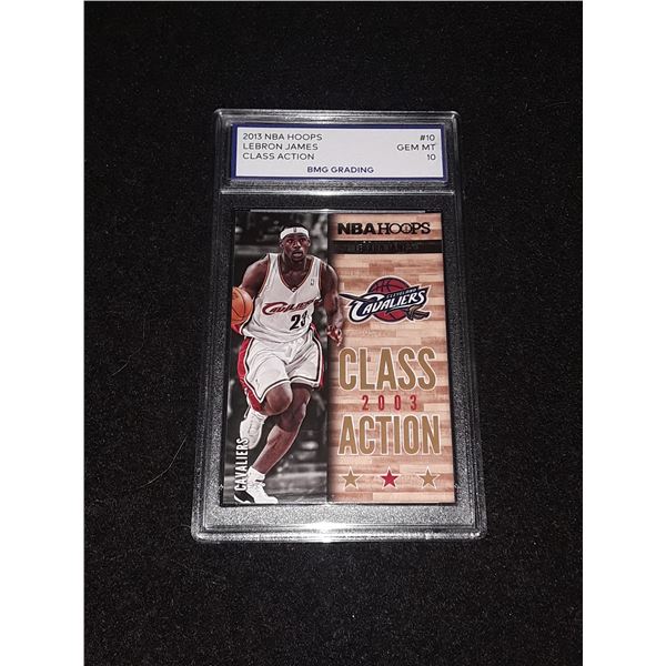 LEBRON JAMES, 2013 NBA Hoops, Class Action, GEM MT 10