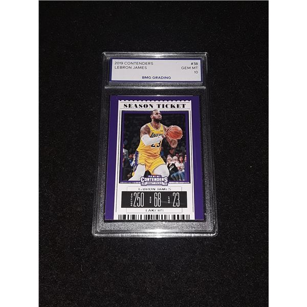 LEBRON JAMES, 2019 Contenders, GEM MT 10