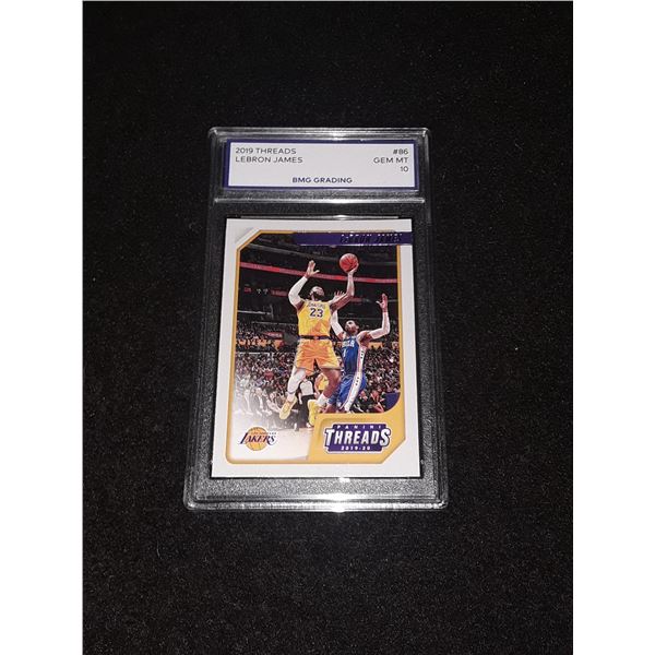 LEBRON JAMES, 2019 Threads, GEM MT 10