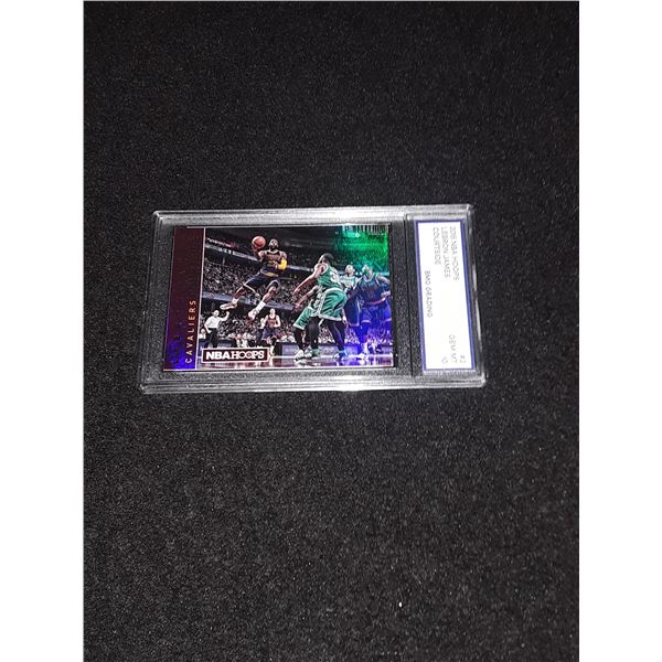 LEBRON JAMES, 2015 NBA Hoops, GEM MT 10, Courtside