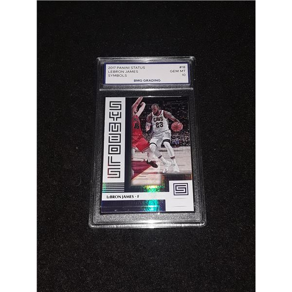 LEBRON JAMES, 2017 Panini Status, Symbols, GEM MT 10