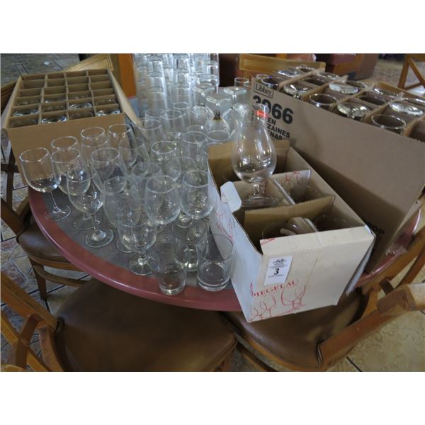 Asst. Stem Glasses - Large Lot