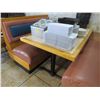 Image 1 : 11-Tile Inlay Rectangular 4-Top Dining Table - 11 X $