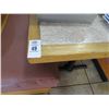 Image 2 : 11-Tile Inlay Rectangular 4-Top Dining Table - 11 X $