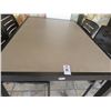 Image 2 : 21-Brown/Beige Alum. Patio Dining Table (13 4-Tops -