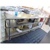 Image 1 : S/S 8' Table w/Lip & Dbl. Undershelf