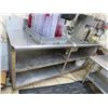 Image 1 : S/S 6' Table w/Sink & Dbl. Undershelf