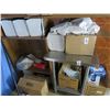 Image 1 : Napkins, Straws, Paper Supplies on Shelves