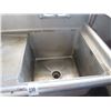 Image 2 : S/S Single Pot Sink w/Drainboard