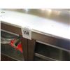 Image 2 : S/S 8' Table w/5" Backsplash & Double Undershelf